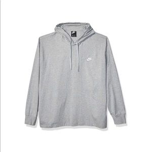 Grey Nike Logo Hoodie (Unisex Men’s S/Women’s S-M)